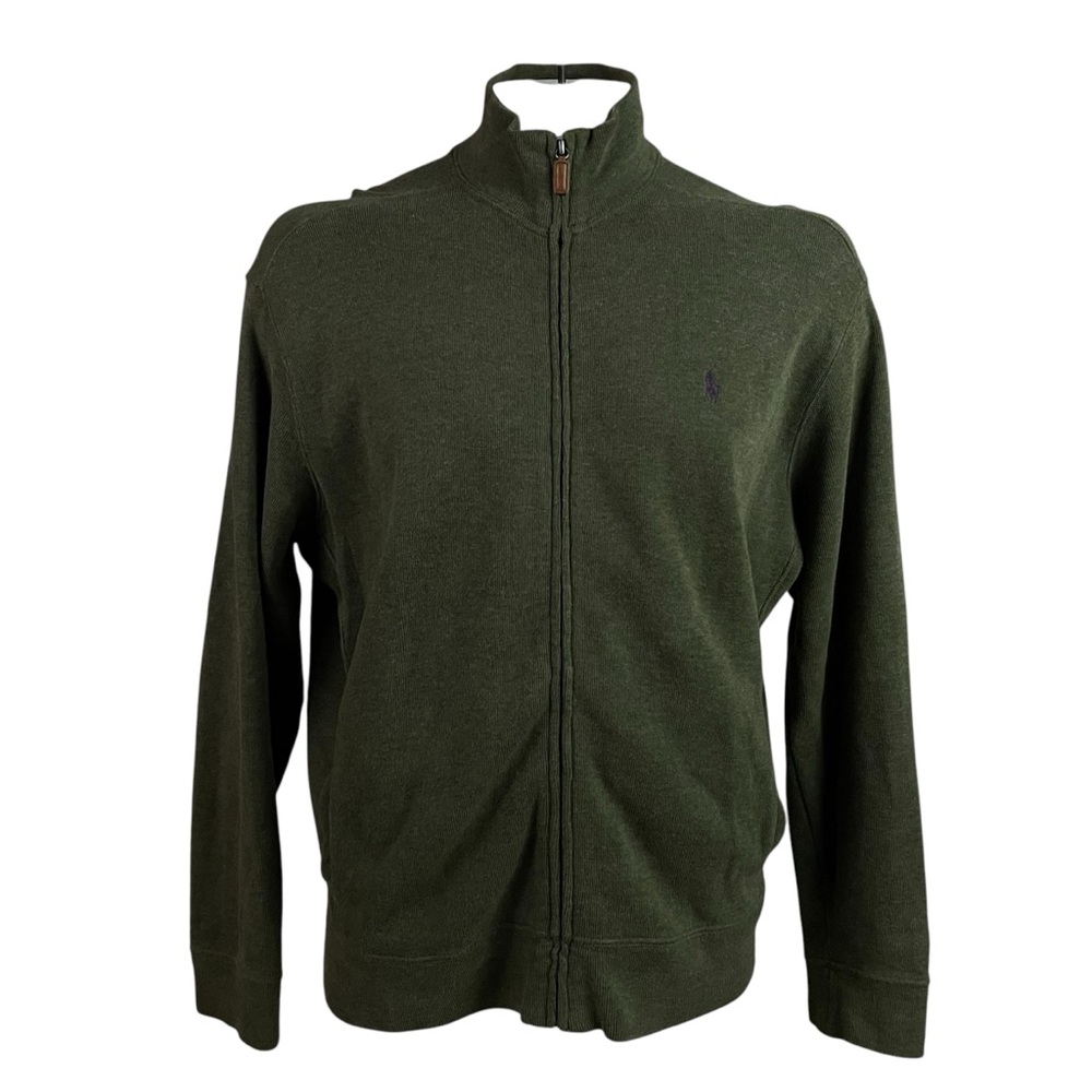 Polo Ralph Lauren Sweater Men’s Large Full Zip Pony Logo